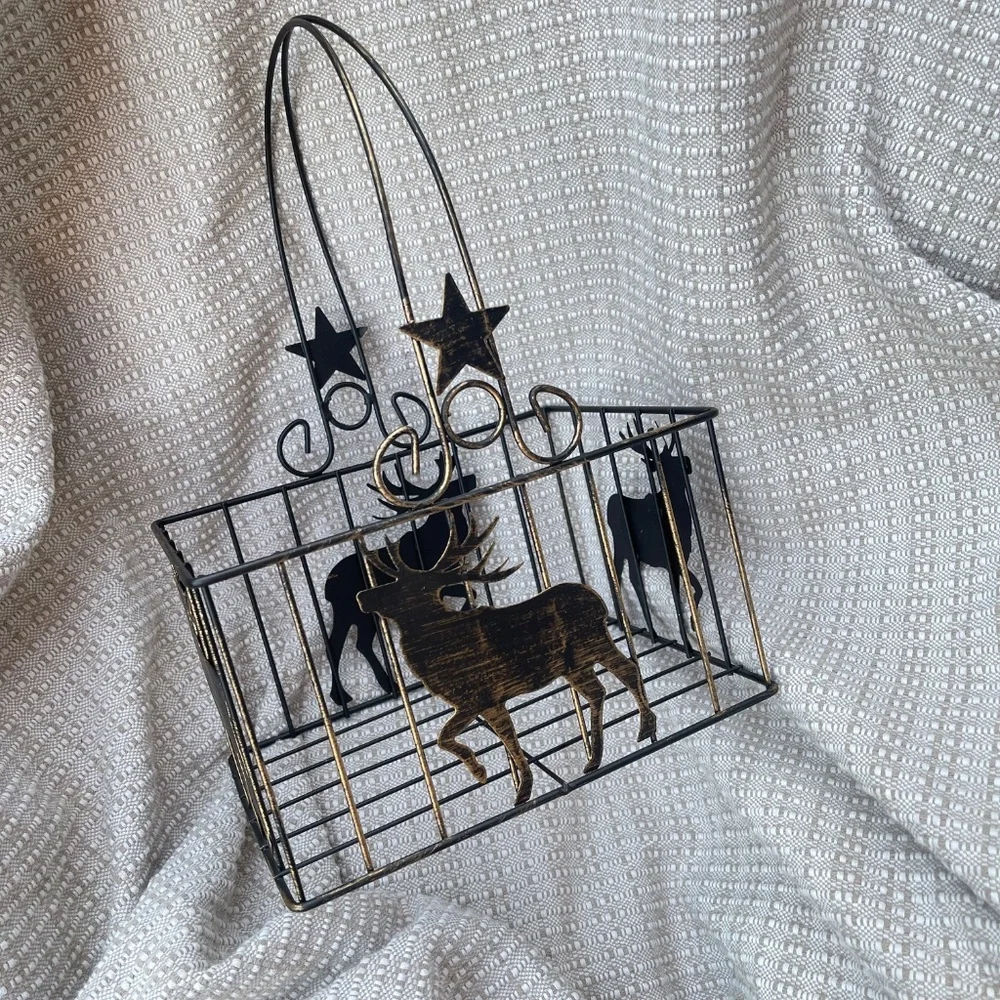 Williams Sonoma Moose Napkin Rings